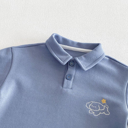 【BABY&KID】カートゥーン重ね着風ポロシャツSK103514