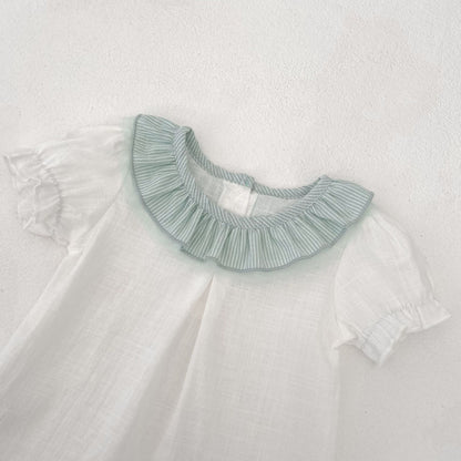 【BABY&KID】夏新作 クルーネックトップス＆スカートパンツSK072315