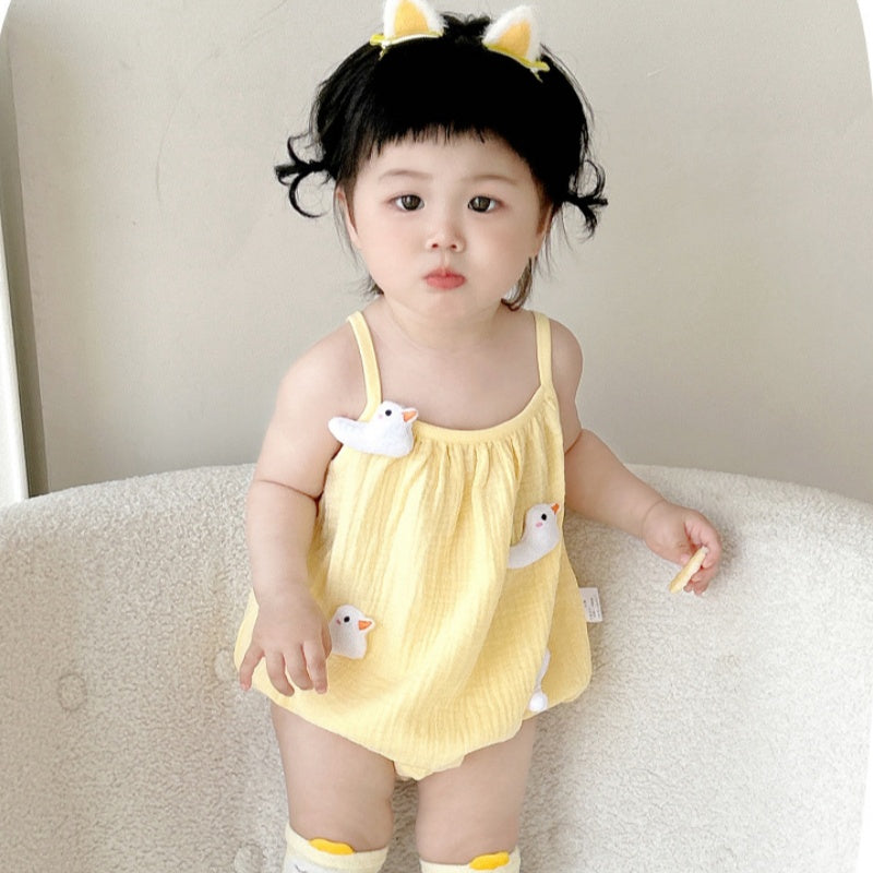 【BABY】夏新作 うさぎ、ひよこロンパースSK091712