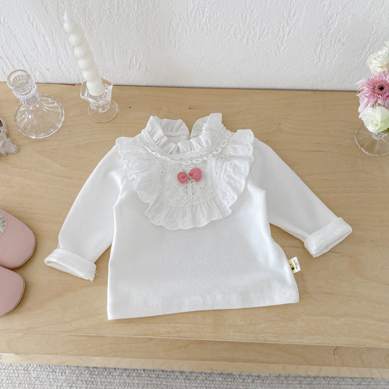 【BABY】レースフリル付きTシャツSK092422