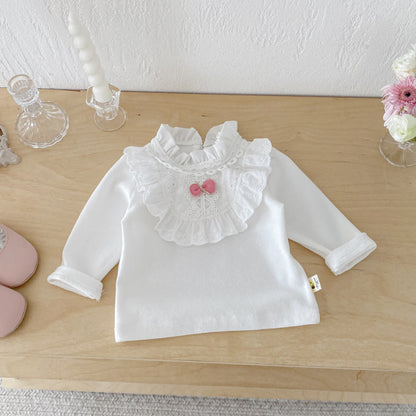 【BABY】レースフリル付きTシャツSK092422
