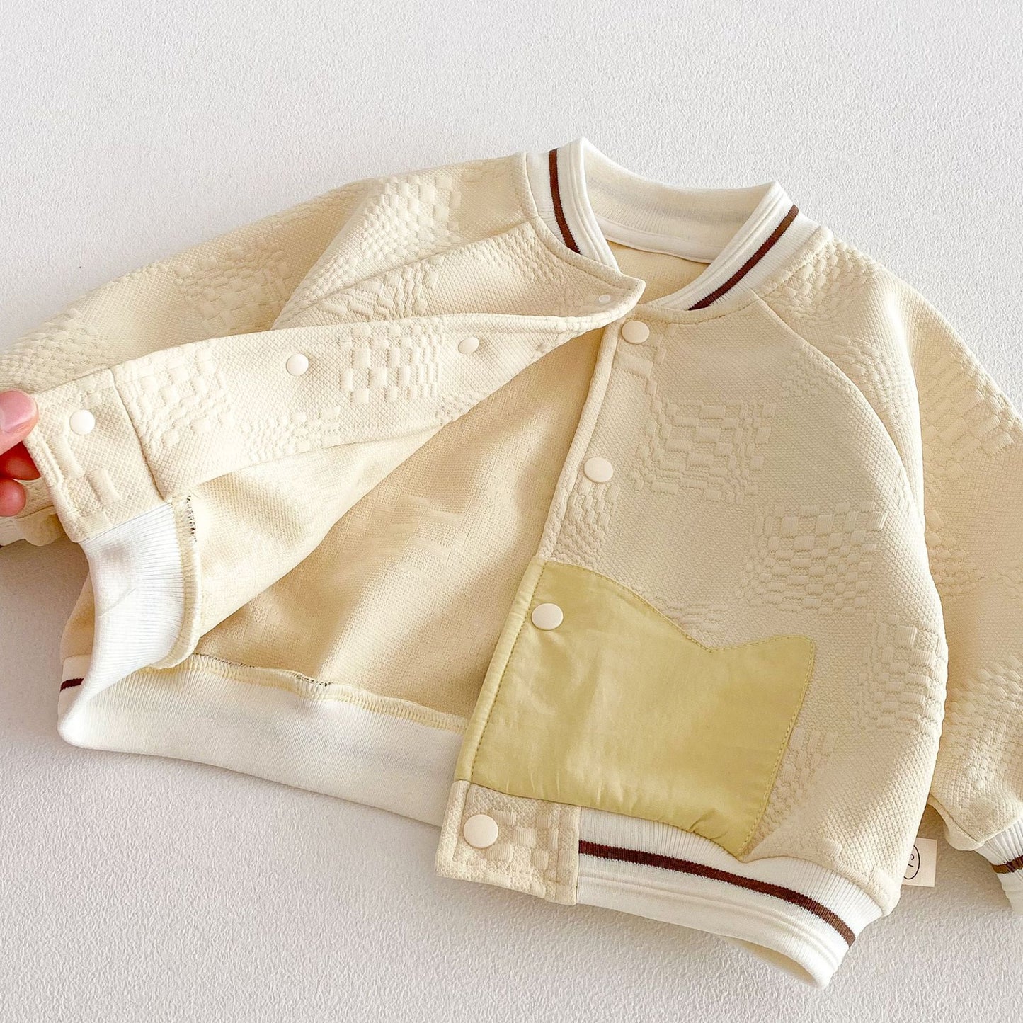 【BABY&KID】韓国風おさかな柄スタジャンSK103504