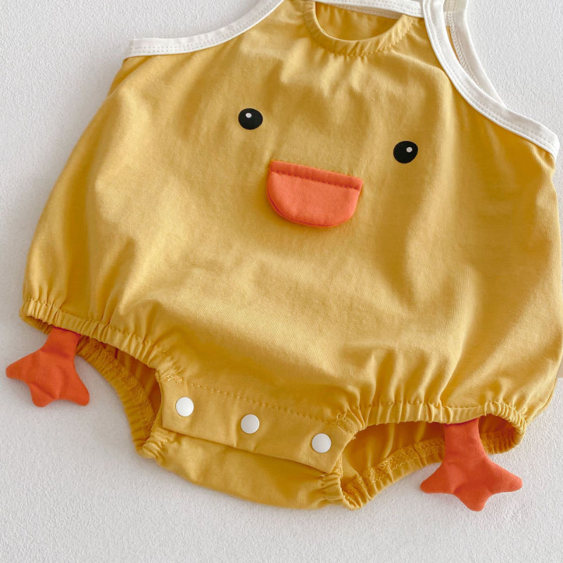 【BABY】夏新作 ベア、ダックキャミロンパースSK072209