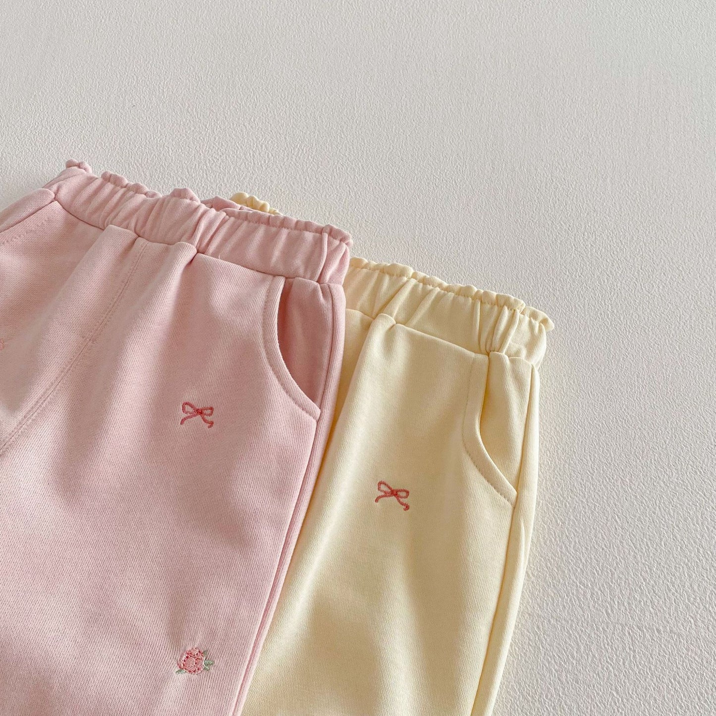 【BABY&KID】韓国風刺繍リラックスパンツSK103518