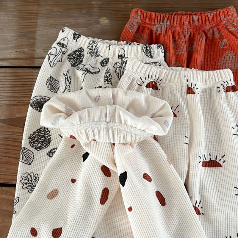 【BABY】ワッフルプリントセットアップSK010326