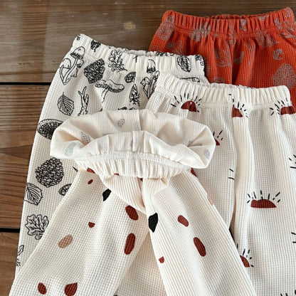 【BABY】ワッフルプリントセットアップSK010326