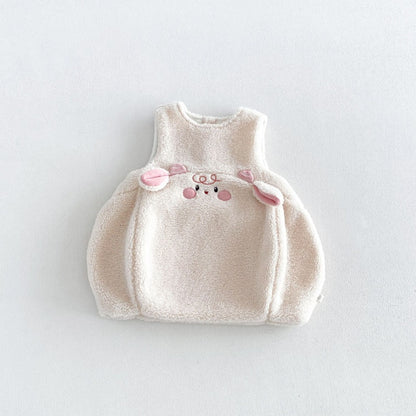 【BABY&KID】カートゥーン裏起毛ワンピース、トップス、レギンスSK108119