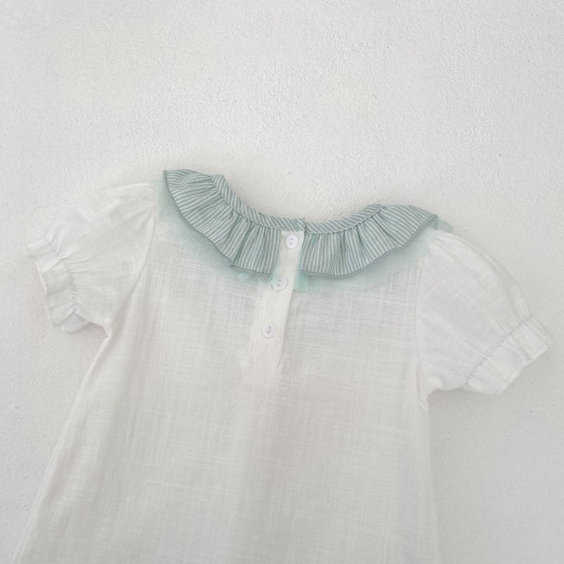 【BABY&KID】夏新作 クルーネックトップス＆スカートパンツSK072315