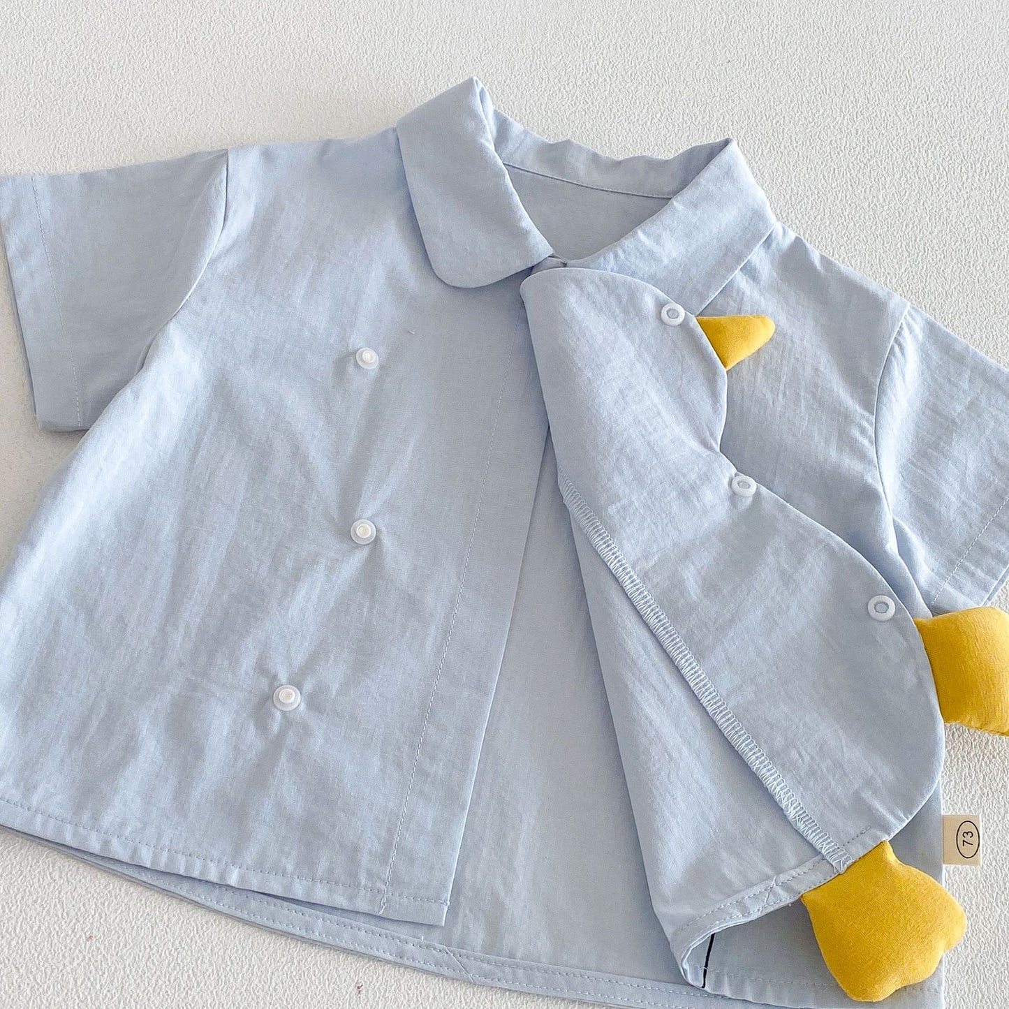 【BABY&KID】夏新作 立体カートゥーンシャツ、刺繍ショートパンツSK105113