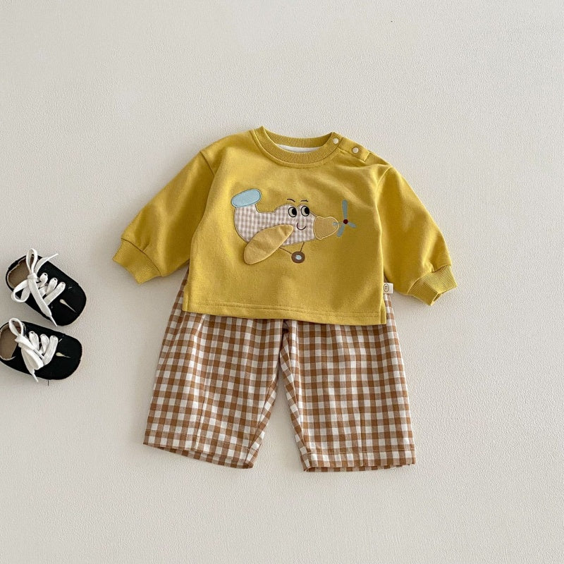 【BABY&KID】くるま柄ロンTSK104114