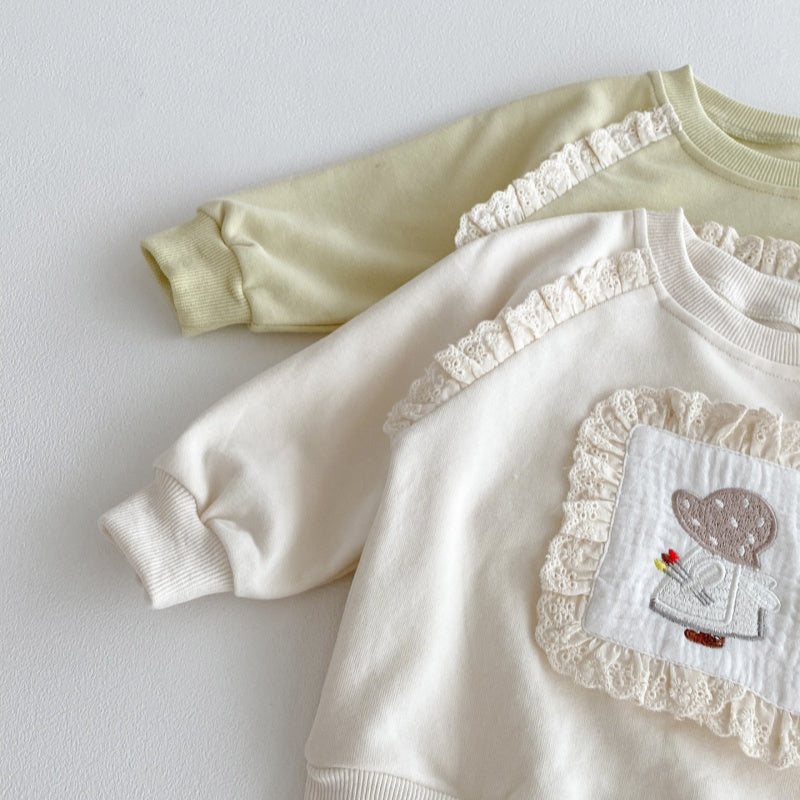 【BABY&KID】レースフリルセットアップSK092715