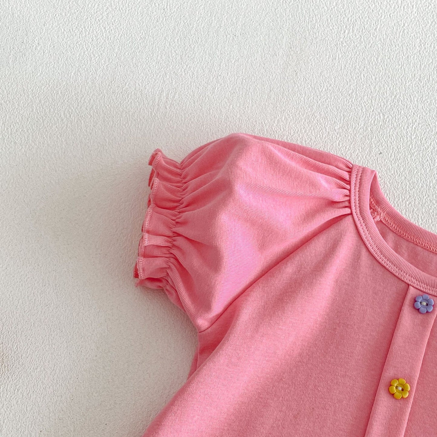 【BABY&KID】夏新作 スウィートパフスリーブTシャツSK105106