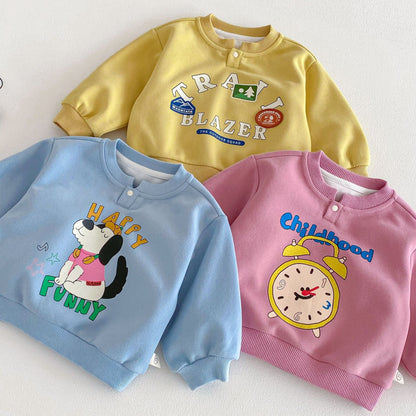 【BABY&KID】レタープリントスウェットセットアップSK103507