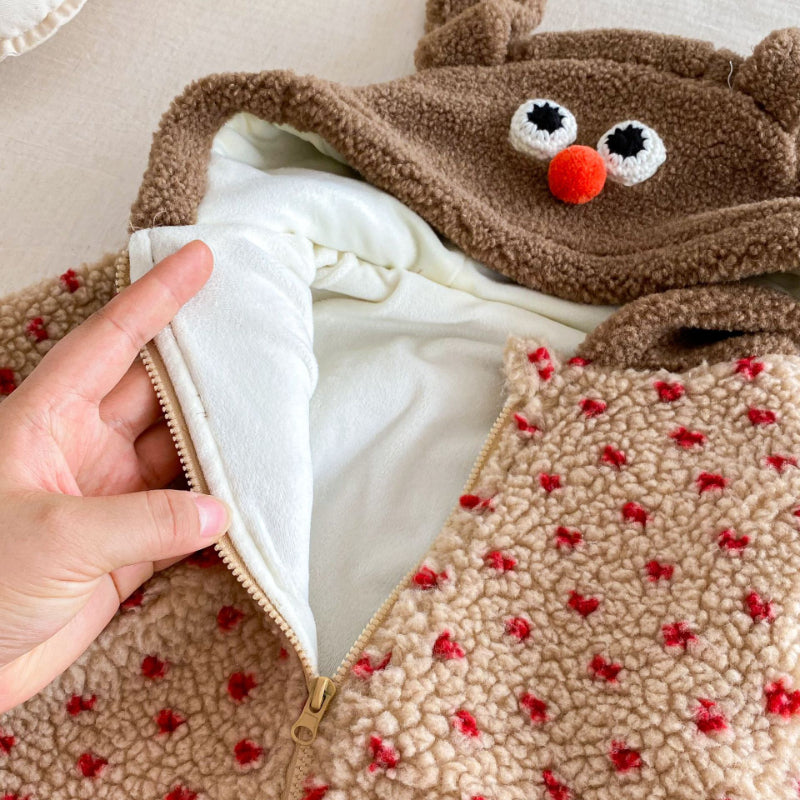 【BABY】シープボアフードカバーオールSK102911