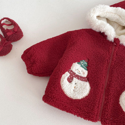 【BABY&KID】冬新作ゆきだるまあったかアウターSK103030