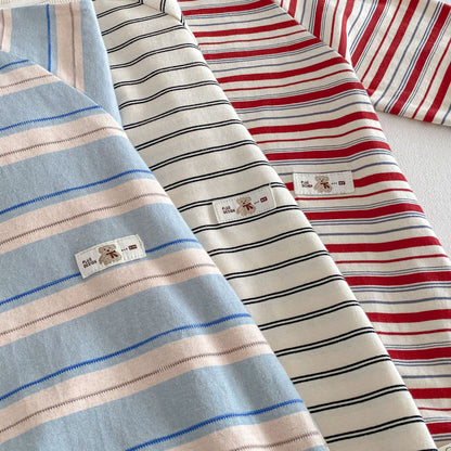 【BABY&KID】ボーダーカバーオールSK103523