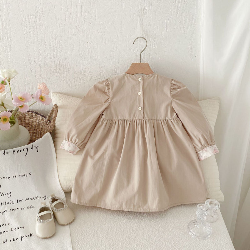 【BABY&KID】小花柄レースフリルワンピースSK011014