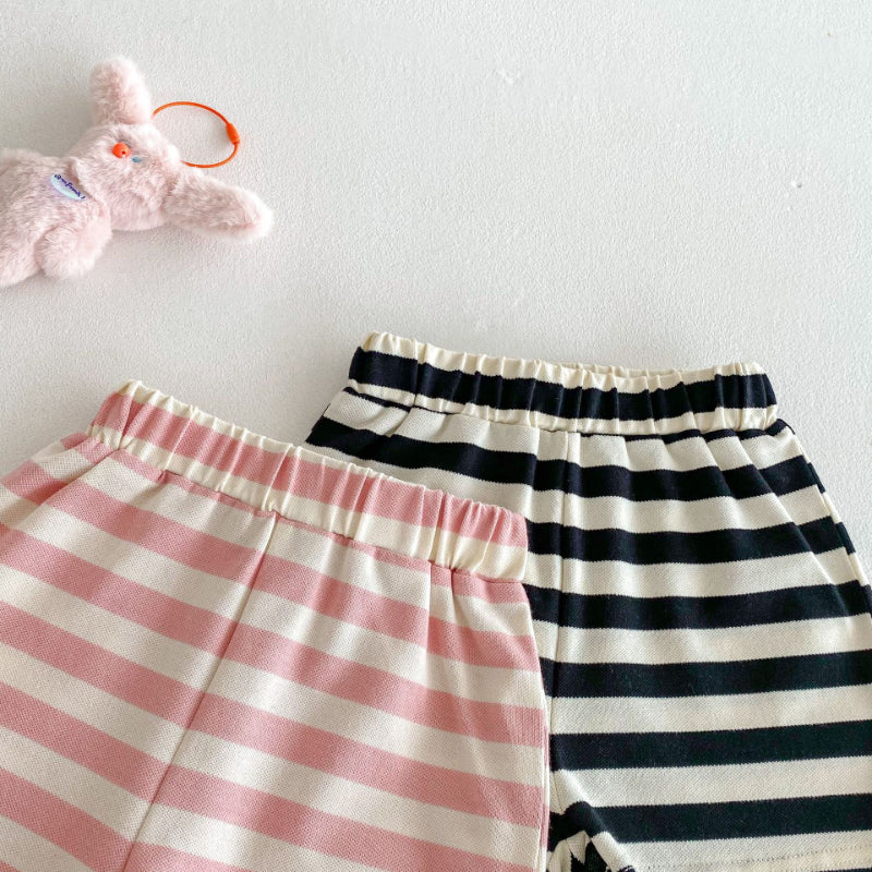 【BABY&KID】夏新作 ハートストライプセットアップSK070218