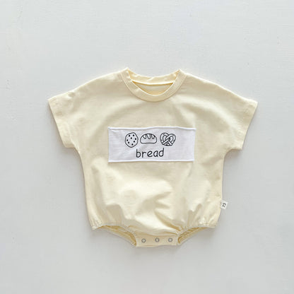 【BABY】夏新作 パン柄ロンパースSK091710