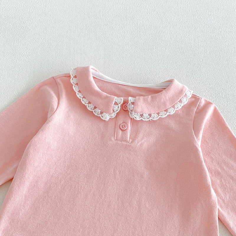【BABY&KID】丸襟長袖トップスSK106616