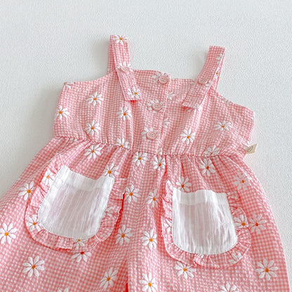 【BABY&KID】夏新作小花デイジードール、サロペットSK106101