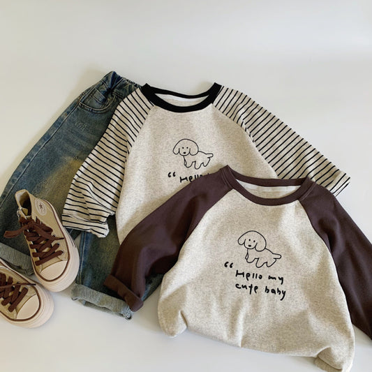 【BABY&KID】子犬柄TシャツSK100511