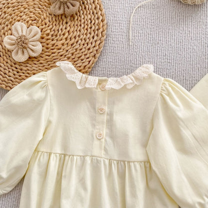 【BABY&KID】フラワー刺繍ロンパース、ワンピースSK107916