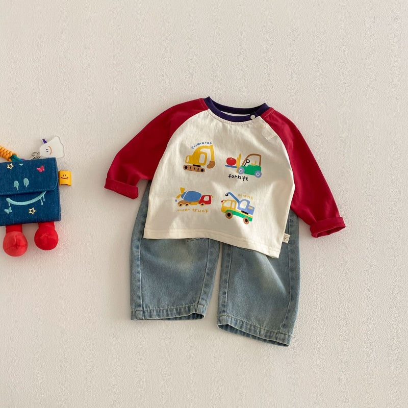 【BABY&KID】くるま柄ロンT、シャツ、サロペットSK104125