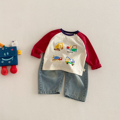 【BABY&KID】くるま柄ロンT、シャツ、サロペットSK104125