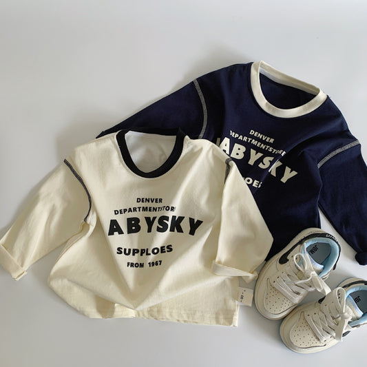 【BABY&KID】韓国風英字TシャツSK100519