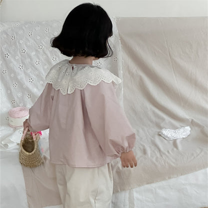 【BABY&KID】ビッグフリルカラーブラウスSK101443