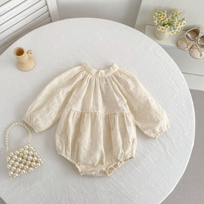 【BABY&KID】蝶結び刺繍ロンパース、ワンピースSK107915
