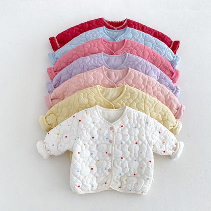 【BABY&KID】冬新作かわいい厚手中綿ジャケットSK107707