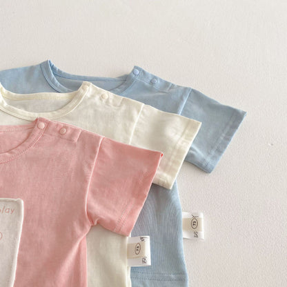 【BABY&KID】夏新作 アニマルロゴ可愛いＴシャツSK072004
