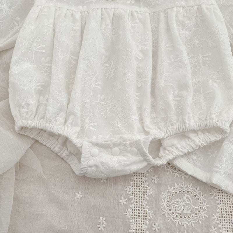 【BABY&KID】ラウンドネック刺繍ロンパース、ワンピースSK107920