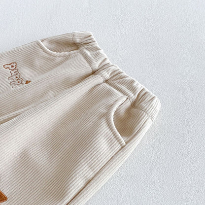 【BABY&KID】冬新作星刺繍コーデュロイパンツSK108509