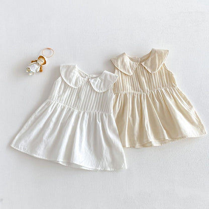 【BABY&KID】夏新作コットンノースリーブワンピースSK105020