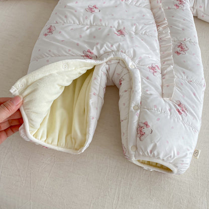 【BABY】カートゥンフードキルティングカバーオールSK102925