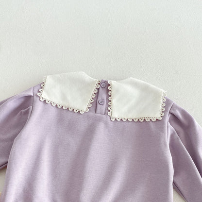 【BABY&KID】刺繍スクエアネックセットアップSK106608