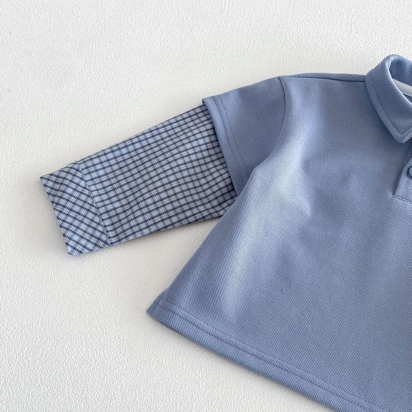 【BABY&KID】カートゥーン重ね着風ポロシャツSK103514