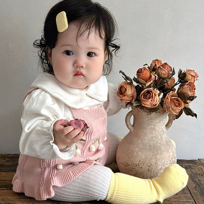 【BABY&KID】ポンポン付きニットベストSK101828