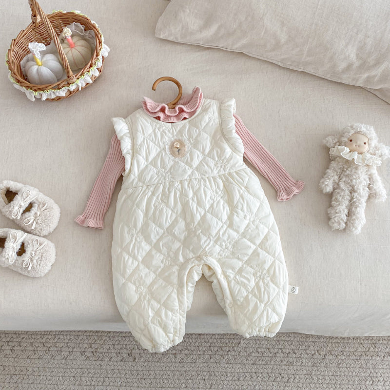 【BABY】キルティングノースリーブカバーオールSK102933