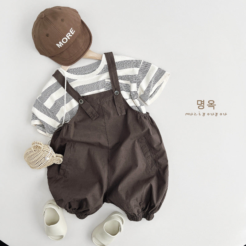【BABY&KID】夏新作 半袖ボーダーTシャツSK080815