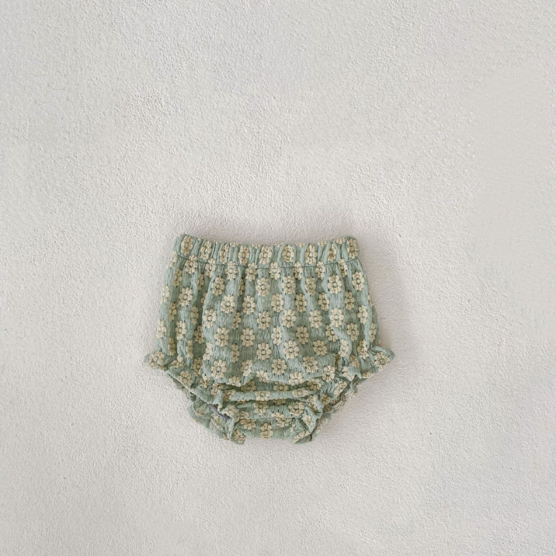 【BABY】花柄ジャカードセットアップSK100127