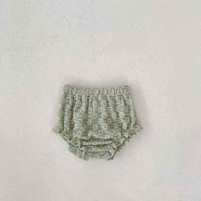 【BABY】花柄ジャカードセットアップSK100127