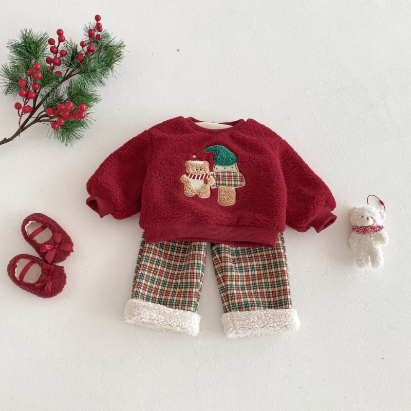 【BABY&KID】冬新作キャラ厚手トレーナーSK103033