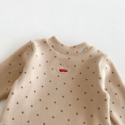 【BABY&KID】刺繍さくらんぼトップスSK108104