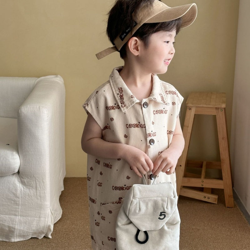 【BABY&KID】夏新作 カートゥーンジャンプスーツSK063009