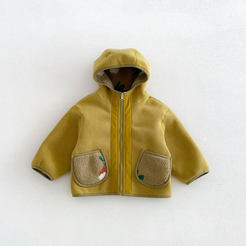 【BABY&KID】冬新作カートゥーン裏起毛ジャケットSK108517