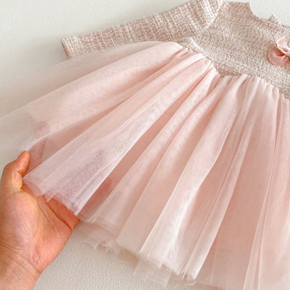 【BABY&KID】シャネル風チュールワンピースSK103512